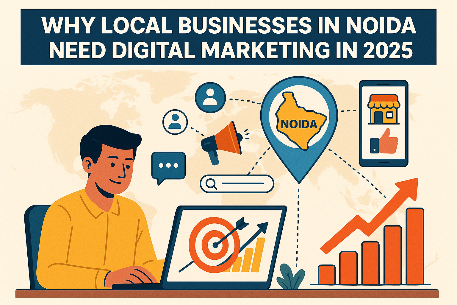 Why Local Businesses in Noida Need Digital Marketing in 2025